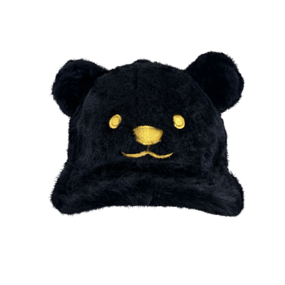 RUDDERBUTTS FUZZYHAT BLACK BEAR